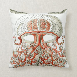 Aquatic Life ~ Haeckel Jellyfish Close the Cushion Kussen