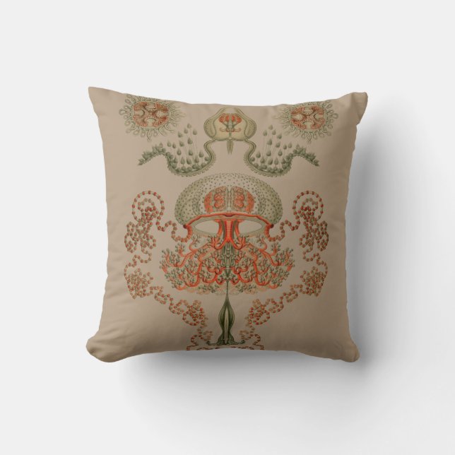 Aquatic Life ~ Haeckel ~ Jellyfish Cushions Kussen (Voorkant)