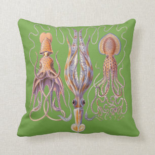 Aquatic Life Haeckel Octopus Cushions Kussen
