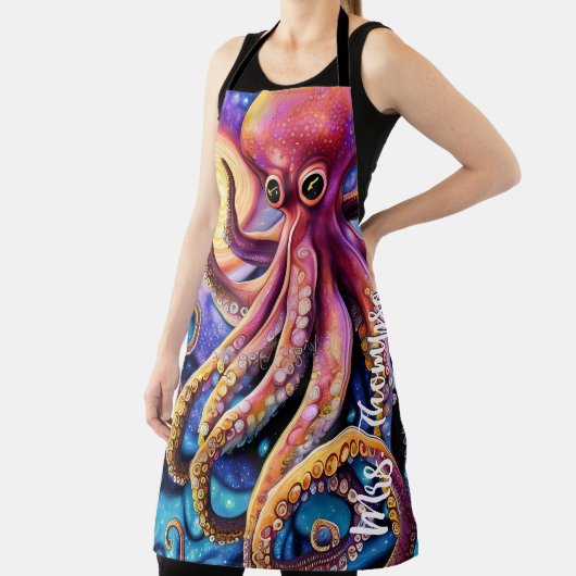 Aquatic Octopus Kraken Tentacles Persoonlijke bena Schort (Insitu)