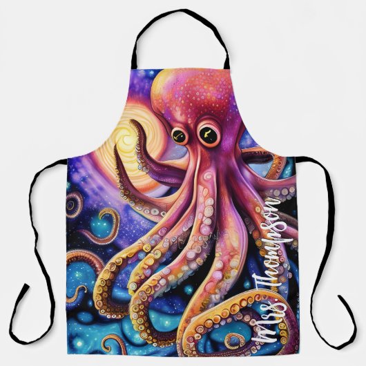 Aquatic Octopus Kraken Tentacles Persoonlijke bena Schort (Voorkant)