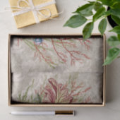 Aquatic Red Coral Seaweed Fish Tissuepapier (Geschenk)