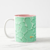 Aquatic Serenity Mug Tweekleurige Koffiemok (Links)