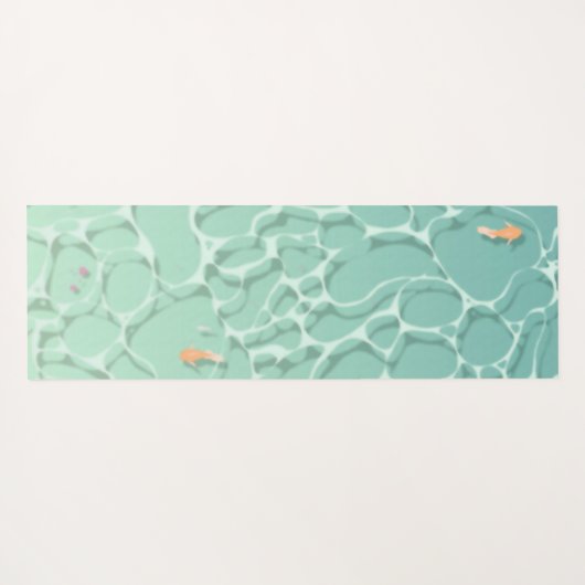 Aquatic Serenity Yoga Mat (Achterkant (horizontaal))
