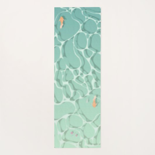 Aquatic Serenity Yoga Mat (Achterkant)