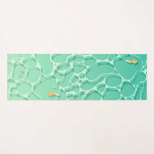 Aquatic Serenity Yoga Mat (Voorkant (horizontaal))