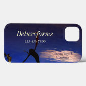 Aquatic Silhouette Cloud Case-Mate iPhone Case (Achterkant (horizontaal))