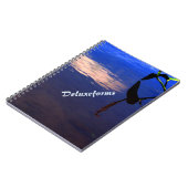 Aquatic Silhouette Cloud Notitieboek (Linkerzijde)