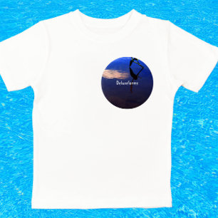 Aquatic Silhouette Cloud Ronde Button 7,6 Cm