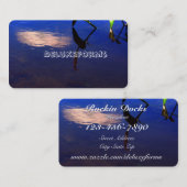 Aquatic Silhouette Cloud Visitekaartje (Voorkant / Achterkant)