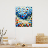 Aquatic Symphony Poster (Keuken)