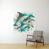 Aquatic Symphony Wandkleed (In situ)