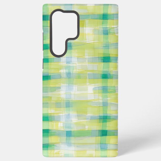 Aquatic Watercolor Abstract Art Phone Case Samsung Galaxy Hoesje (Achterkant)