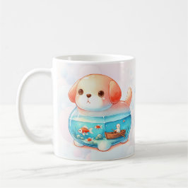 Aquatic Whimsy Hondenvormige Koffie Mok