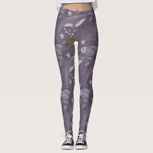 Aquaticaan | ocean underwater life 24 leggings (Voorkant)