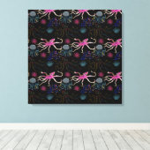 Aquaticaan | ocean underwater life 28 canvas afdruk (Insitu (Houten vloer))