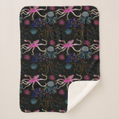 Aquaticaan | ocean underwater life 28 sherpa deken (Voorkant)