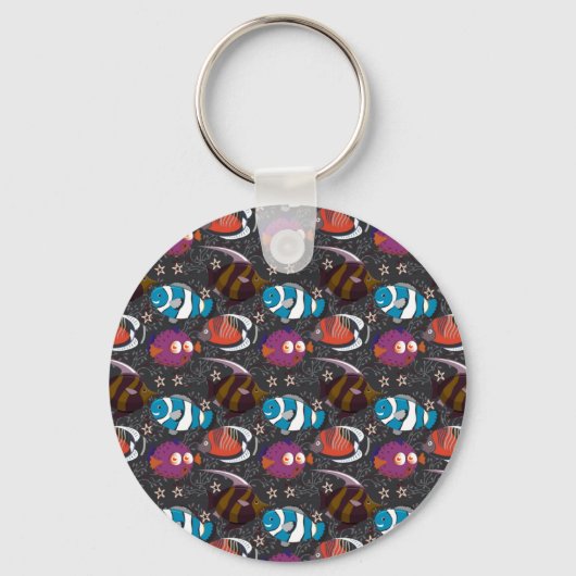 Aquaticaan | ocean underwater life 43 sleutelhanger (Voorkant)