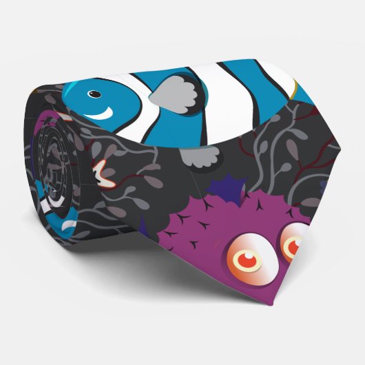 Aquaticaan | ocean underwater life 43 stropdas (Opgerold)