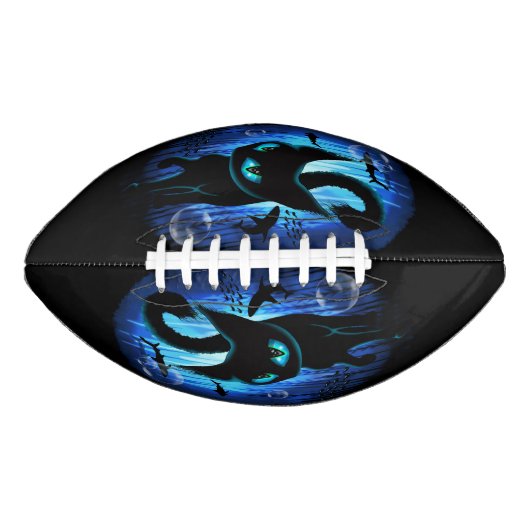 Aquaticat - Surreal Cat in Deep Ocean Fantasy American Football (Voorkant)