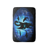 Aquaticat - Surreal Cat in Deep Ocean Fantasy Badmat (Voorkant Verticaal)