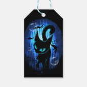 Aquaticat - Surreal Cat in Deep Ocean Fantasy Cadeaulabel (Voorkant)