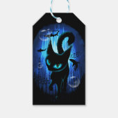 Aquaticat - Surreal Cat in Deep Ocean Fantasy Cadeaulabel (Voorkant)