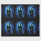 Aquaticat - Surreal Cat in Deep Ocean Fantasy Cadeaupapier (Vlak)