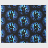 Aquaticat - Surreal Cat in Deep Ocean Fantasy Cadeaupapier (Vlak)