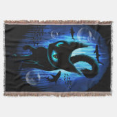 Aquaticat - Surreal Cat in Deep Ocean Fantasy Deken (Voorkant)