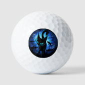 Aquaticat - Surreal Cat in Deep Ocean Fantasy Golfballen (Voorkant)
