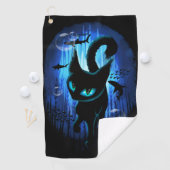 Aquaticat - Surreal Cat in Deep Ocean Fantasy Golfhanddoek (Insitu)