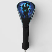 Aquaticat - Surreal Cat in Deep Ocean Fantasy Golfheadcover (Voorkant)