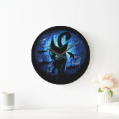 Aquaticat - Surreal Cat in Deep Ocean Fantasy Grote Klok (Huis)