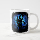 Aquaticat - Surreal Cat in Deep Ocean Fantasy Grote Koffiekop (Rechts)