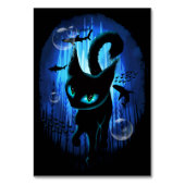 Aquaticat - Surreal Cat in Deep Ocean Fantasy Kaart (Voorkant)