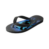 Aquaticat - Surreal Cat in Deep Ocean Fantasy Kinder Teenslippers (Schuin)