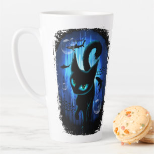 Aquaticat - Surreal Cat in Deep Ocean Fantasy Latte Mok