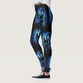 Aquaticat - Surreal Cat in Deep Ocean Fantasy Leggings (Links)