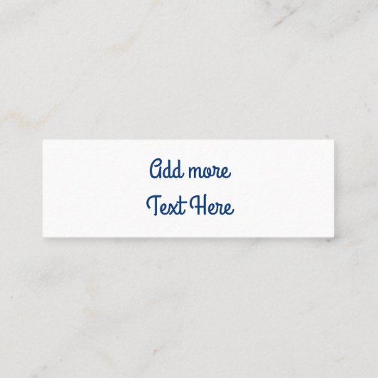 Aquaticat - Surreal Cat in Deep Ocean Fantasy Mini Visitekaartje (Achterkant)