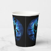 Aquaticat - Surreal Cat in Deep Ocean Fantasy Papieren Bekers (Rechts)