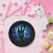 Aquaticat - Surreal Cat in Deep Ocean Fantasy Papieren Bordje (Feest)