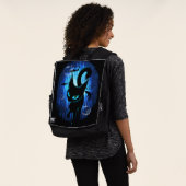 Aquaticat - Surreal Cat in Deep Ocean Fantasy Rugtassen (Gedragen)