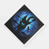 Aquaticat - Surreal Cat in Deep Ocean Fantasy Servet (Hoek)