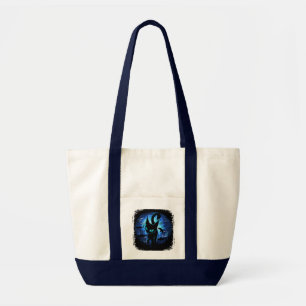 Aquaticat - Surreal Cat in Deep Ocean Fantasy Tote Bag