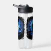 Aquaticat - Surreal Cat in Deep Ocean Fantasy Waterfles (Rechts)