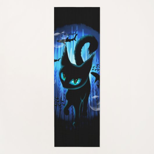 Aquaticat - Surreal Cat in Deep Ocean Fantasy Yogamat (Voorkant)