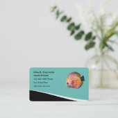 Aquatisch bioloog Discus Fish Visitekaartje (Staand voorkant)