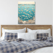 aquatisch canvas afdruk (Insitu (Slaapkamer))