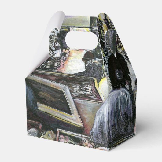 Aquatisch, maar gekust met woestijnwind bedankdoosjes (Achterkant)